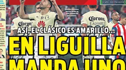 América es el padre de Chivas en Liguillas y Récord lo destaca en su portada