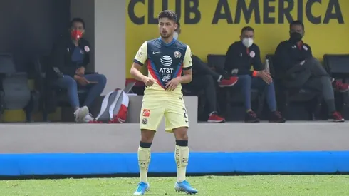 Adrián Goransch participando con la Sub-20. (Vía:@ClubAmerica)