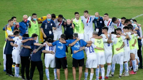 Richard Sánchez fue suplente en triunfo de Paraguay.