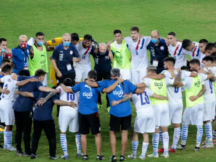 Richard Sánchez fue suplente en triunfo de Paraguay