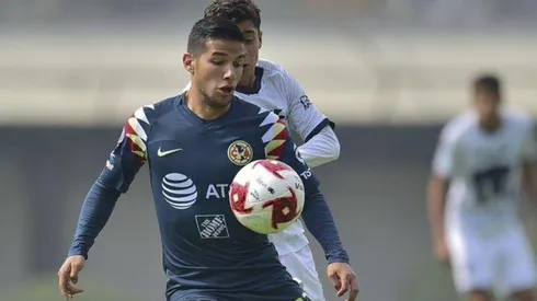 El canterano del América se perdió una clara oportunidad de gol