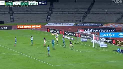 Video: Federico Viñas anotó el 3-0 del América.