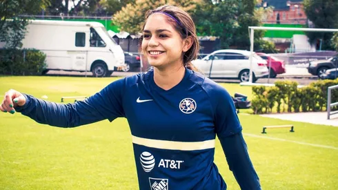 América comparte el día de entrenamiento de Jana Gutiérrez.