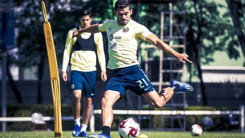 Henry Martin volvió a los entrenamientos de América.
