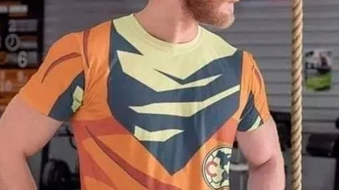 La playera de América al estilo de Goku.