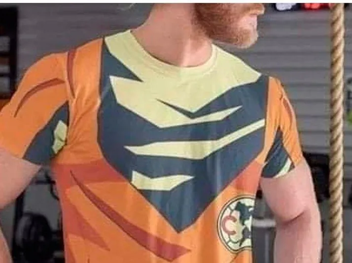 La playera de América al estilo de Goku