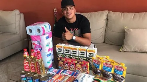 La linda iniciativa del jugador Martínez de la Sub 17.