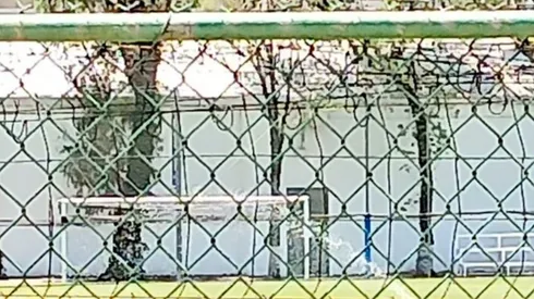 Cancha en Coapa siguen con su mantenimiento.