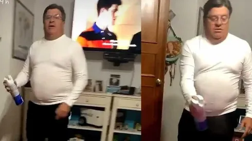 Herrera desinfecta cuarto de su hija ante brote de coronavirus.