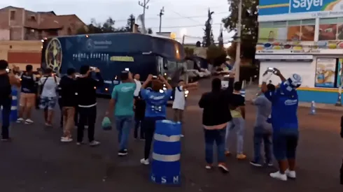 América llega sin problemas al Estadio Azteca.