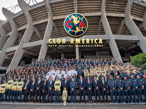 América se tomó la foto oficial del Clausura 2020