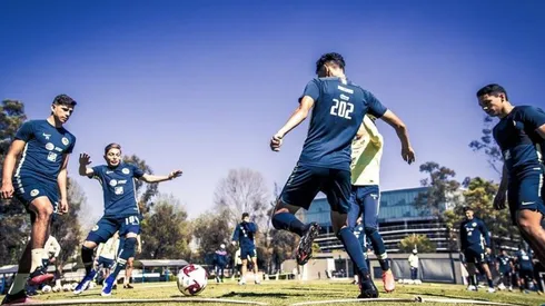 América entrenó este martes pensando en su próximo partido.