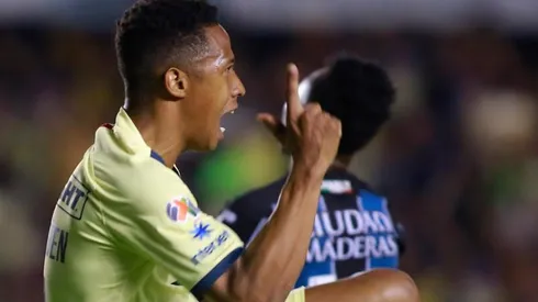Así celebró Ibargüen el segundo gol de América.