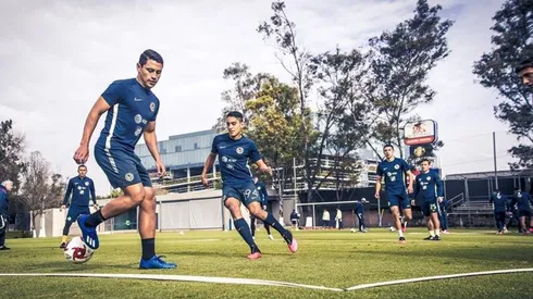 América entrenó este jueves previo a su viaje a Tijuana.
