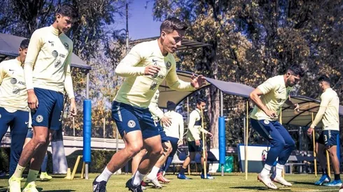 América entrenó en Coapa mentalizados en Tijuana.