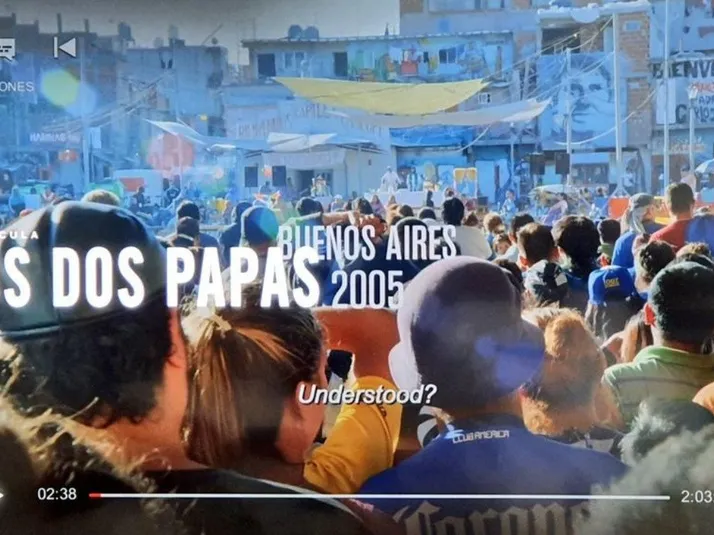 América dice presente en la película que estrenó Netflix "Los dos Papas"