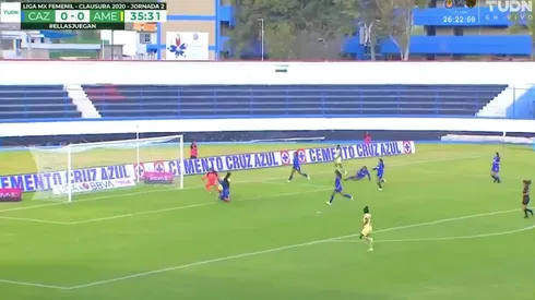 El debut goleador de Campa con el América Femenil.