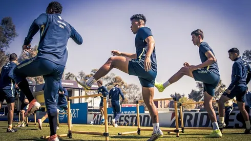América tuvo su última sesión de entrenamiento