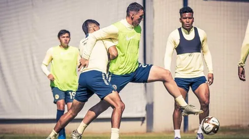 América entrenó en Coapa pensando en la vuelta con Tigres.