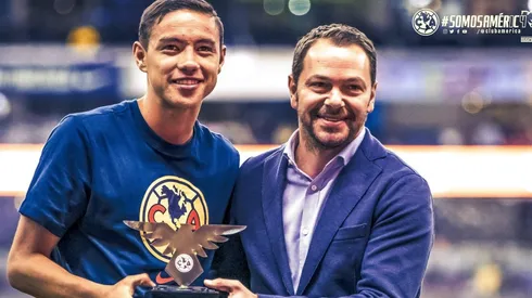 Subcampeón con México fue homenajeado en el América.