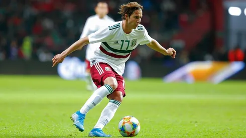 Córdova en el partido frente a Trinidad y Tobago