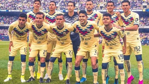 Formación de América en el amistoso con Chivas.