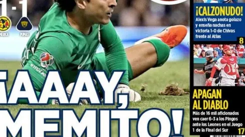 El crudo empate de América ante Pumas se tomó las portadas de hoy