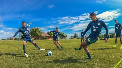 América entrenó con la cabeza puesta en Chivas y Pumas