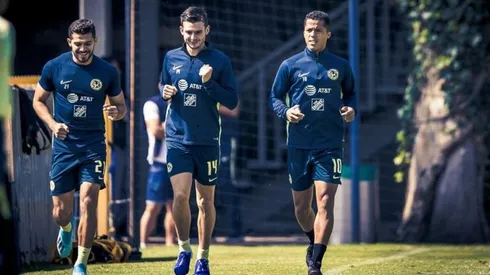 Benedetti, dos Santos, Martín y Viñas trabajaron en Coapa