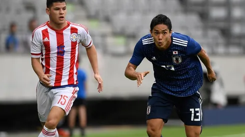 Richard Sánchez jugó 45 minutos con Paraguay ante Japón.