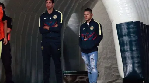 Richard Sánchez en el Estadio Jalisco.