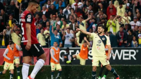 América enfrentando al Atlas en el Clausura 2019.