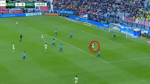 José Ángel López anotó el 1-0 del América.