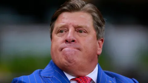 Miguel Herrera en el partido ante Pachuca.