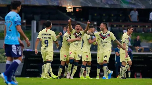 José Ángel López celebrando su anotación.