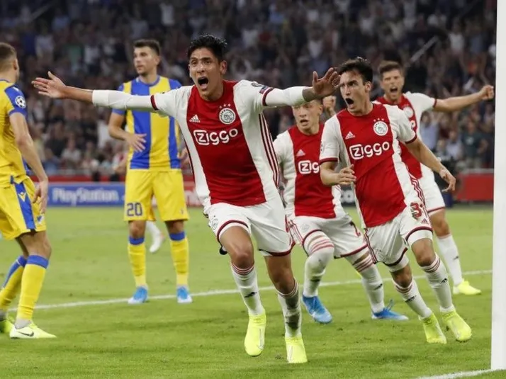 ¡Edson debutó con gol en la Champions!