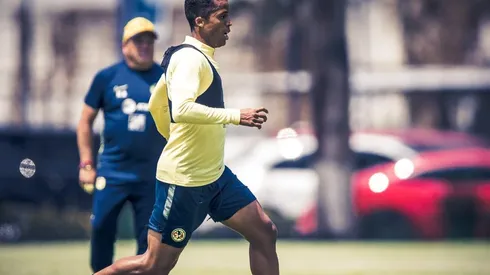 Gio dos Santos entrenó por separado en Coapa