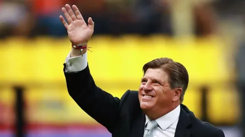 Miguel Herrera en el partido del América.