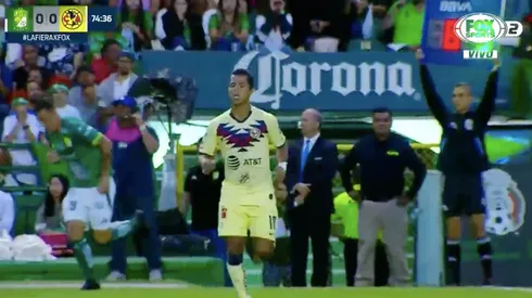 Giovani dos Santos debutando en la Liga MX.