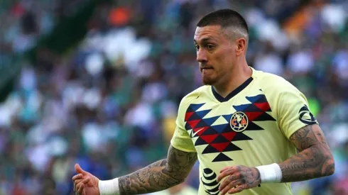 Nicolás Castillo en el partido ante León.