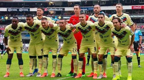 Formación de América en el partido ante Monterrey.