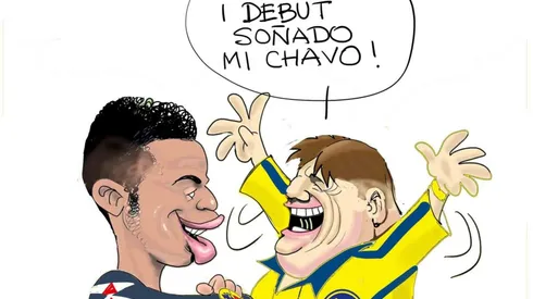 El Cartón de Edgar: "Debut soñado de Giovani dos Santos"