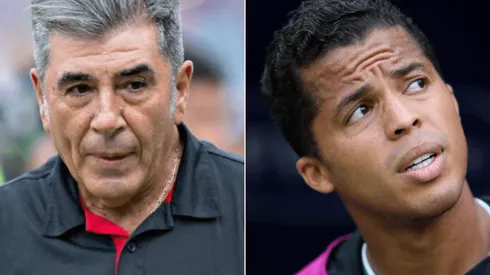 Carlos Reinoso y Giovani dos Santos.