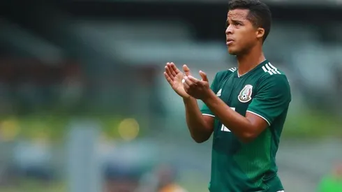 Giovani dos Santos con la Selección Mexicana.