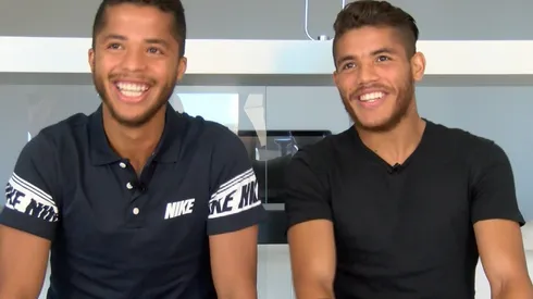 Giovani dos Santos y Jonathan dos Santos.