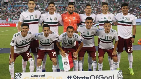 Formación titular en el partido ante Martinica.