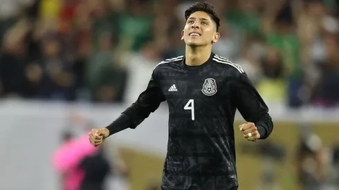 Edson Álvarez en el partido ante Costa Rica.