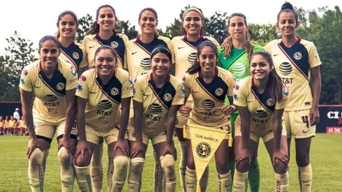 Jugadoras de América Femenil.