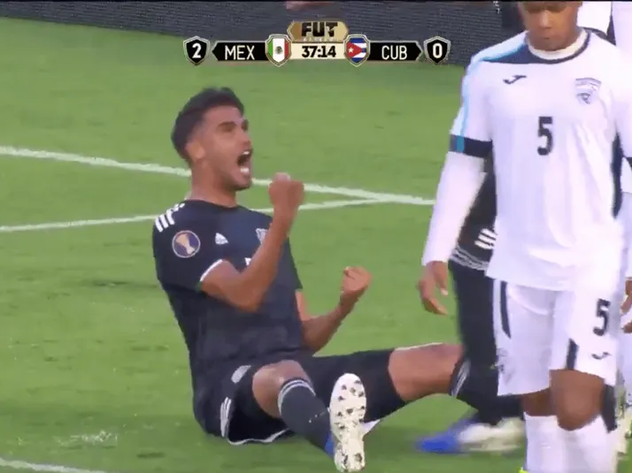 Vídeo: Diego Reyes aumenta la goleada de México sobre Cuba
