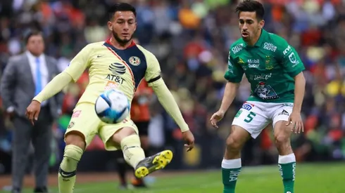 Oswaldo León en el encuentro ante León.